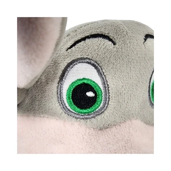 Chuck E. Cheese Plush Stuffed Animal Mouse Mascot Purple Shirt Denim - Picture 3 of 7